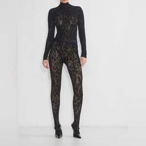 Aritzia Black Lace Leggings & Top (selling together, bought separately)